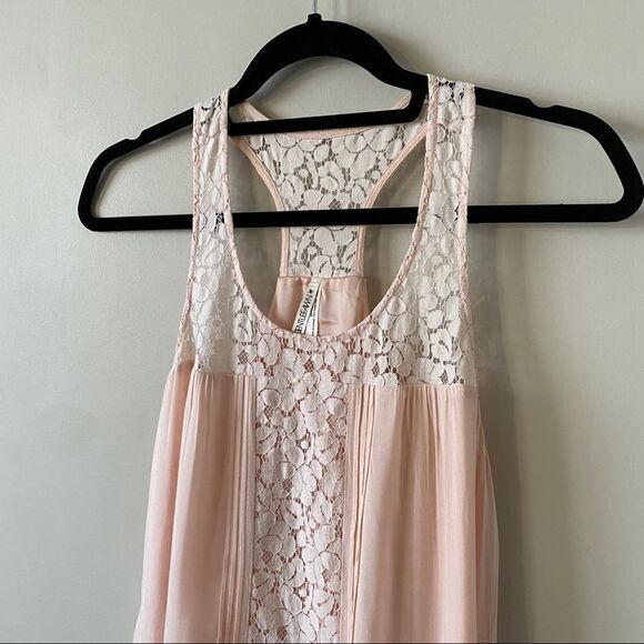 Gentle Fawn Pink Racerback Lace Detail Dress - Picture 4 of 8